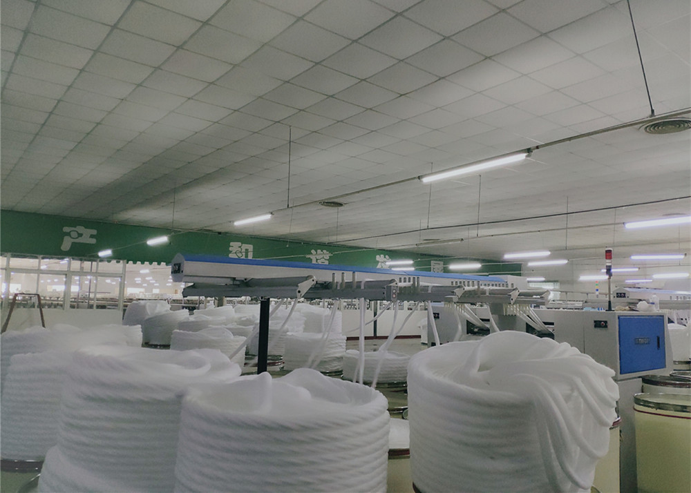 Raw White 100% Polyester SP Thread 50/3 Ring Spun Yarn Pure Polyester