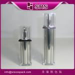 30ml 50ml clear empty airless pump bottle for skin care cream ,cosmetic pump