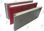 Alu / Steel Pu Foam Sandwich Panel Finger Proof 0.326mm 0.6mm Thickness