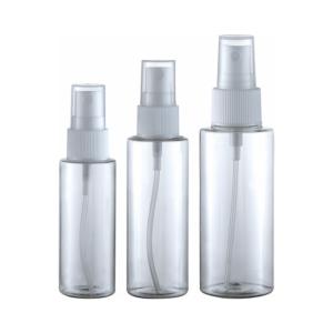 Quality Wholesales 40ml 60ml 100ml PET Spray Bottle for Travel Screen Printing Essential Oil wholesale