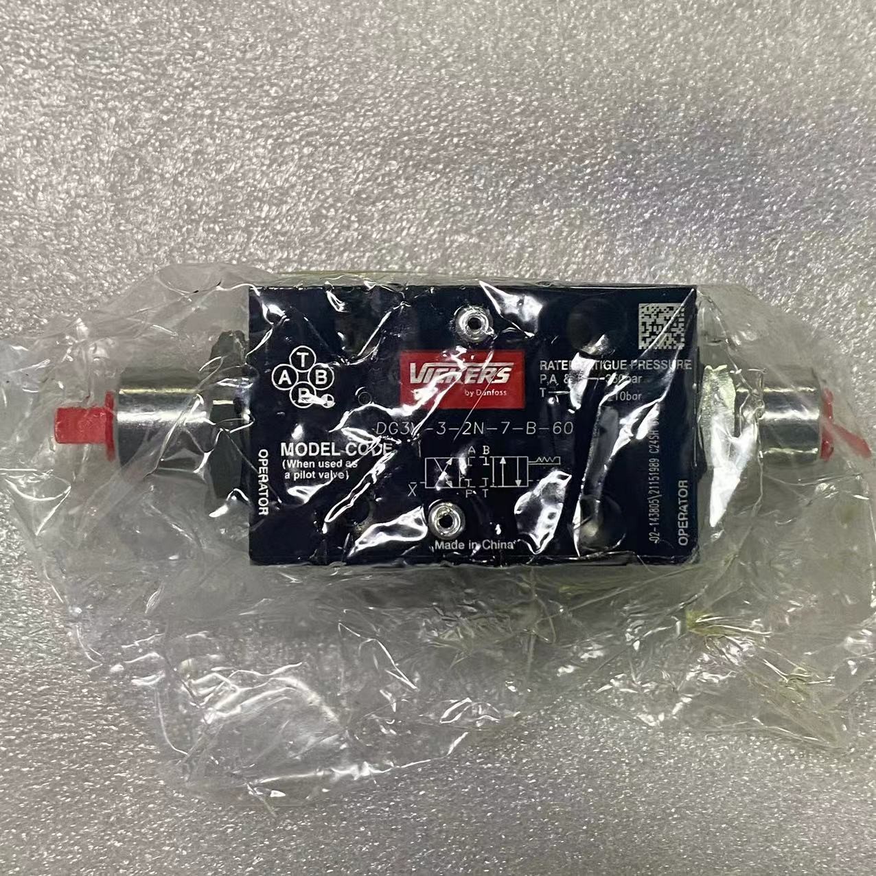 DG3V-3-2N-7-B-60 Danfoss Solenoid Valve Standard Fittings Small Size Cast Iron Concrete Pump Truck Spare Parts