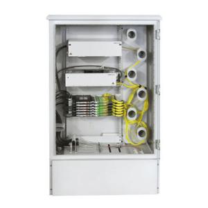 Quality 712 Port Optical Distribution Cabinet Durable Galvanized Steel Material wholesale