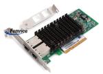 Femrice 100/1000/10000Mbps Dual Port Gigabit Ethernet PCIe x8 Server Adapter