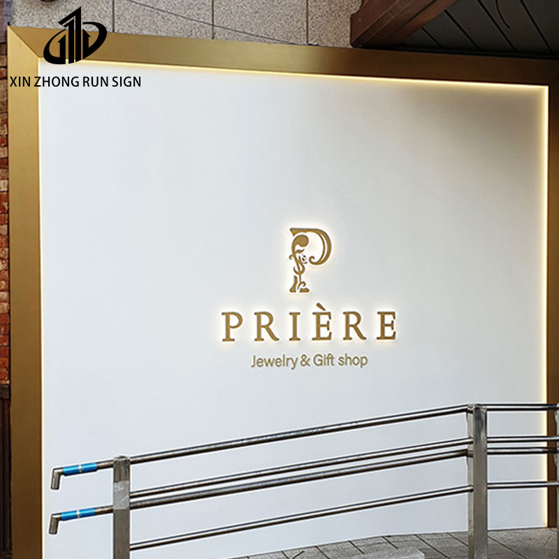 Customized Acrylic Led Light Signage Board Metal Lighted Light Box Sign
