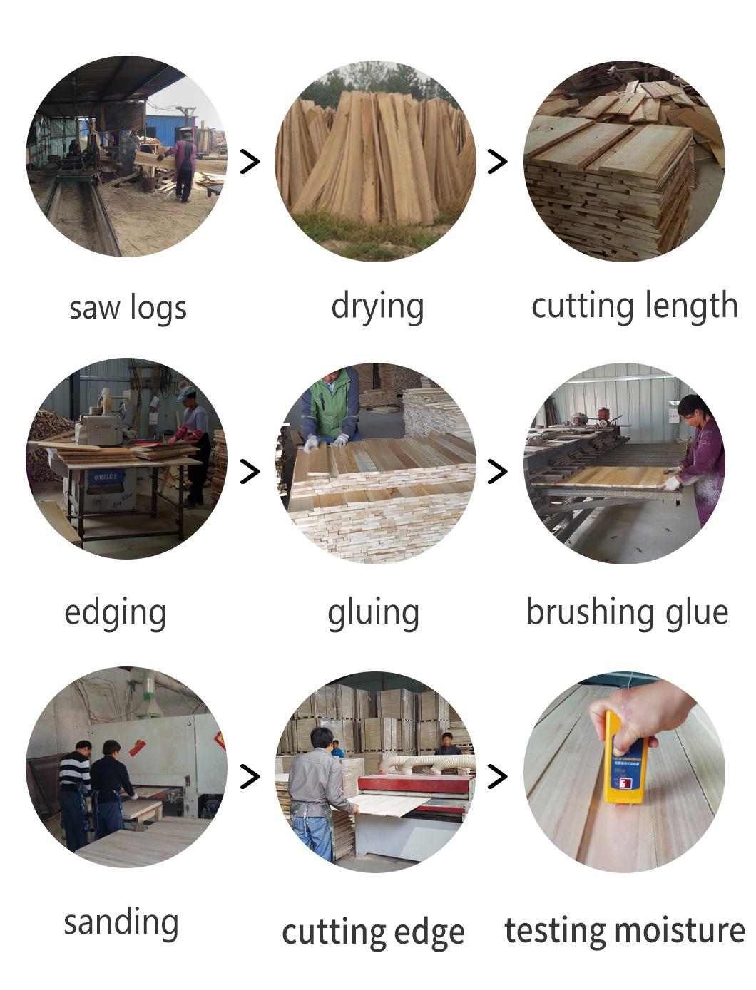 Carbonized Poplar Wood Board Width 100-1220mm With Online Technical Support
