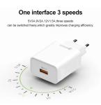 QC3.0 USB Wall Chargers 18W 12 Volt Fast Charger 1.5A
