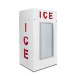 Air Cooling Glass Door Ice Merchandiser Stainless Steel 850l Ice Cream Display