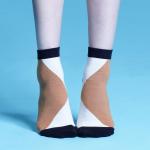 Custom logo, design fashion girl cotton ankle Socks