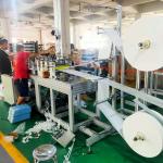 0.6-0.8MPA Surgical Mask Making Machine , Automatic Mask Production Machine