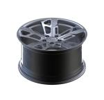 Brushed Gray 5x130 VW Wheels Aftermarket 21 Inch Porsche Rims