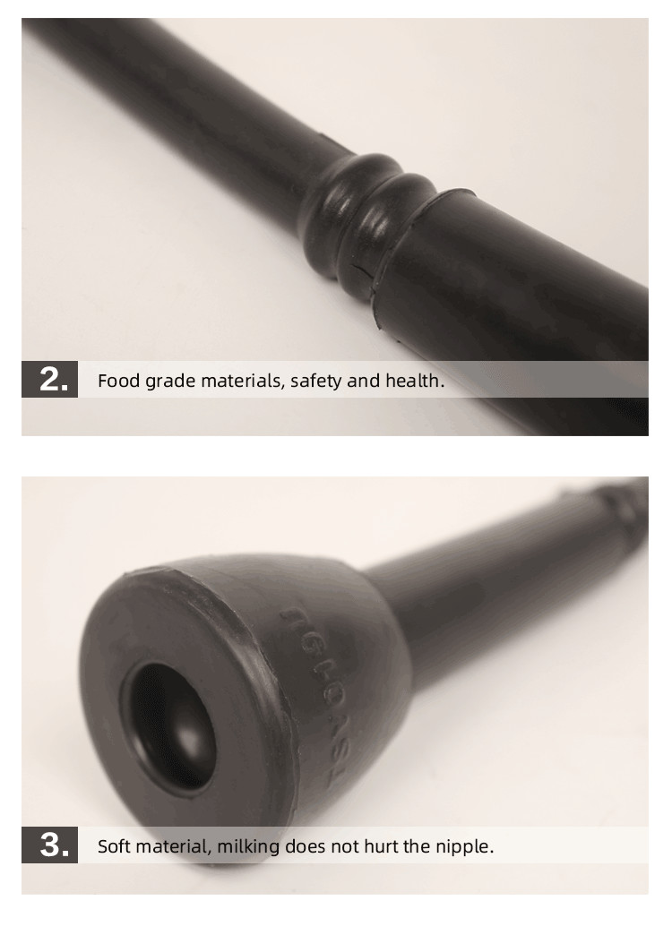 Easy To Clean Dairy Milking System Components DL019 Milking Liner for Smooth Milking Pack Of 4