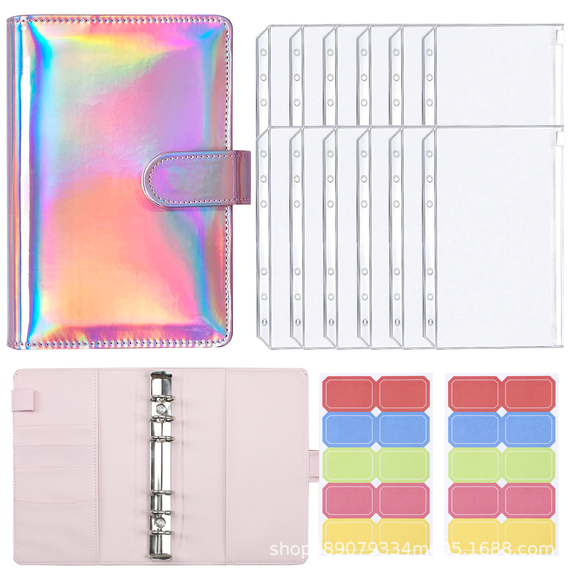 Gift A6 PU Leather Notebook Custom Logo Hardcover Diary Organizer Journal Cover Gift
