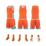 Custom Design Basketball Jersey Set for Men Adult Size S Fabric Feature Maximum