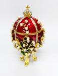 Enameled Easter Egg Jewelry Box wholesale easter egg metal Faberge Egg Jewelry