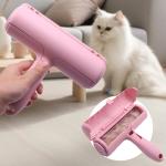 Blue ABS Nylon Fiber Pet Hair Remover Roller Thorough Dog Hair Roller