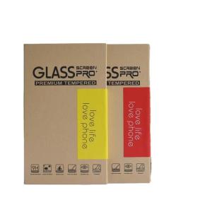 Quality OEM Tempered Film Kraft Paper Phone Case Packaging Box Reusable wholesale
