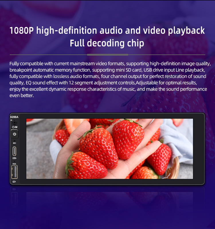 Universal 6.9 Inch Car MP5 Player OEM GPS BT DSP FM Gps Navigation System