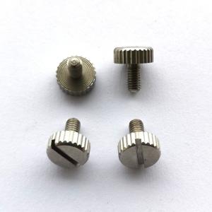 Quality M2.5X6 Stainless Steel Machine Screws knurled head passivated wholesale
