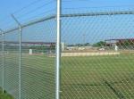 8ft 9 Gauge Diamond Chain Link Fencing Galvanized Steel 220g/m2 Zinc