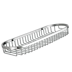 Quality Chrome Bathroom Shower Caddies Shelf Wall Holder 1 Layers Drilling Hole Needed wholesale