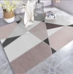 Modern Simple Stripping Blending Crystal Velvet Living Room Floor Carpets 80