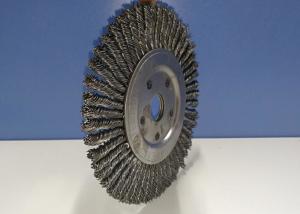 Quality 7 inch Fast Cleaning Rust Twisted Wire Brush / Steel Wire Wheel Brush Twisted wholesale