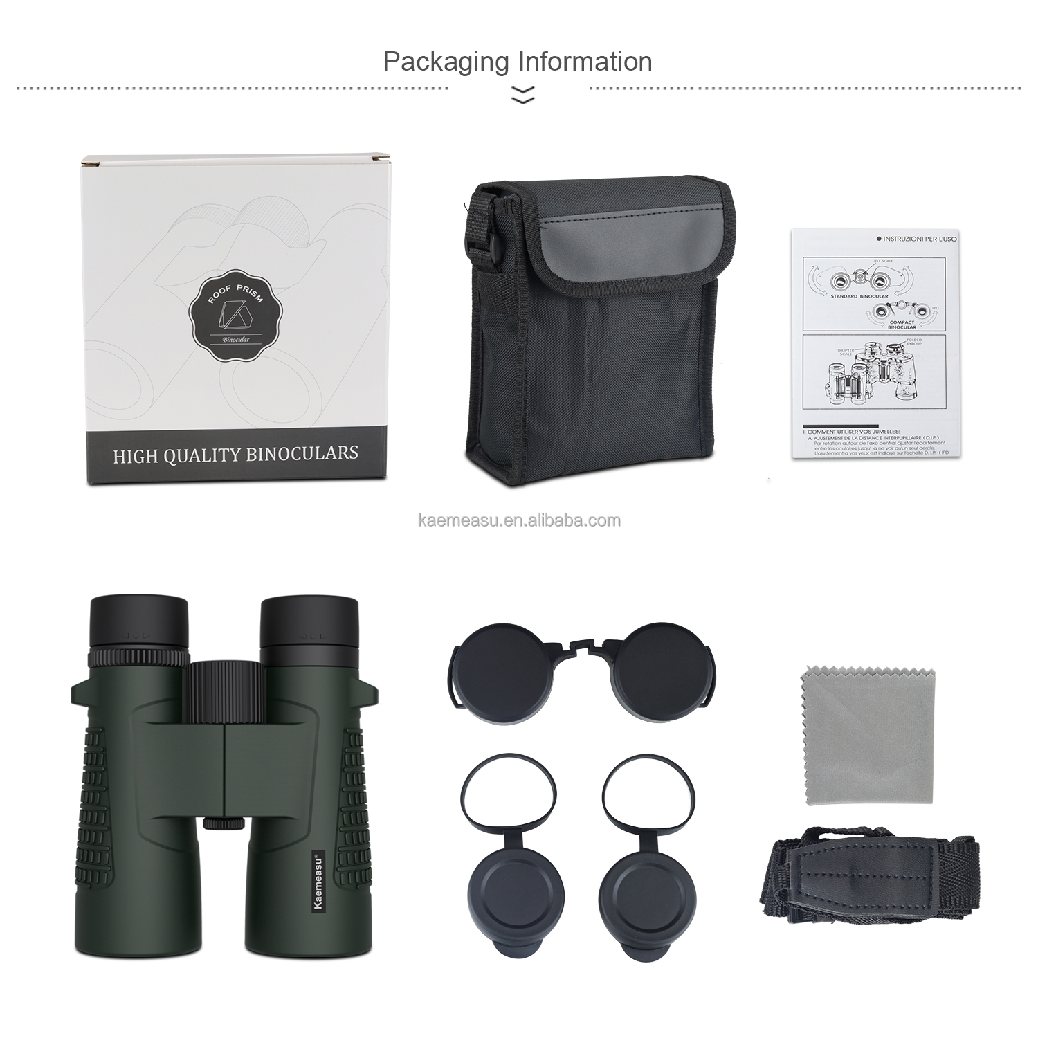 C 8X Compact 8X24 Binoculars Waterproof Lightweight for Camping Concerts Outdoor Sports Wildlife Viewing
