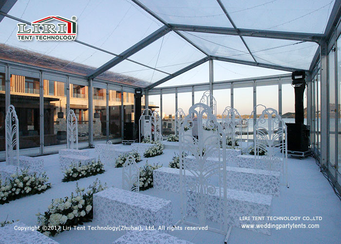 650g/Sqm Clear Wedding Banquet Tents With Aluminum Frame