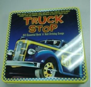 Quality wholesale music cd tin box with hinge wholesale