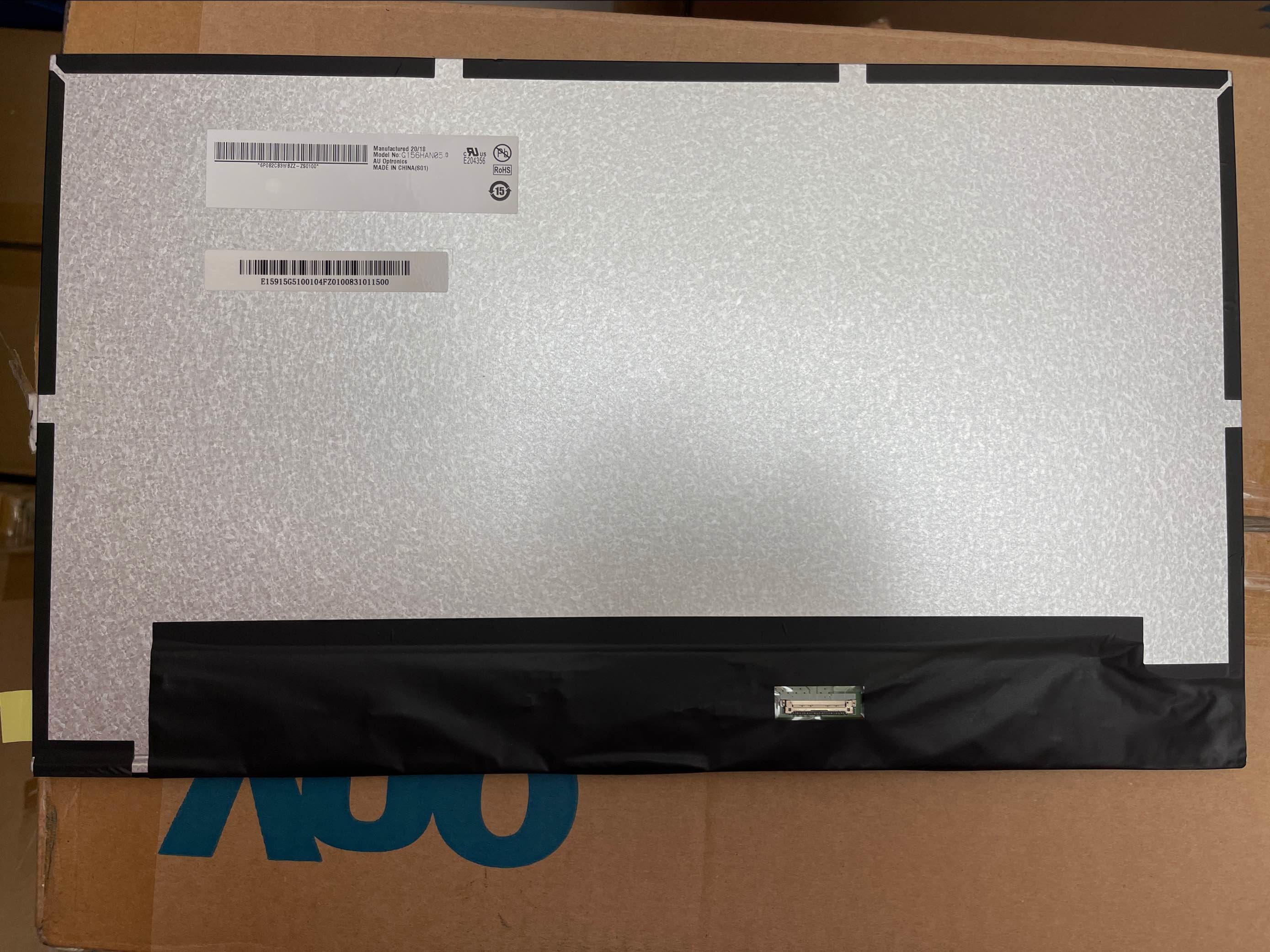 G156HAN05.0 15.6" 1920×1080 Auo Lcd Display Sunlight Readable