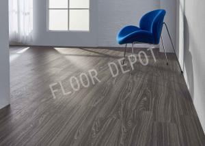 Quality Wood Grain Stone Plastic Flooring , SPC Rigid Core Flooring Ixpe Click Lock wholesale
