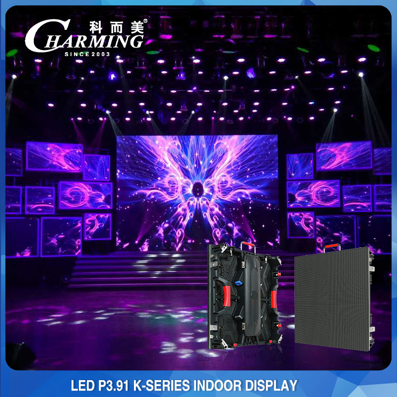 P3.91 Indoor Led Video Wall Display 500*500mm Die Casting Aluminum