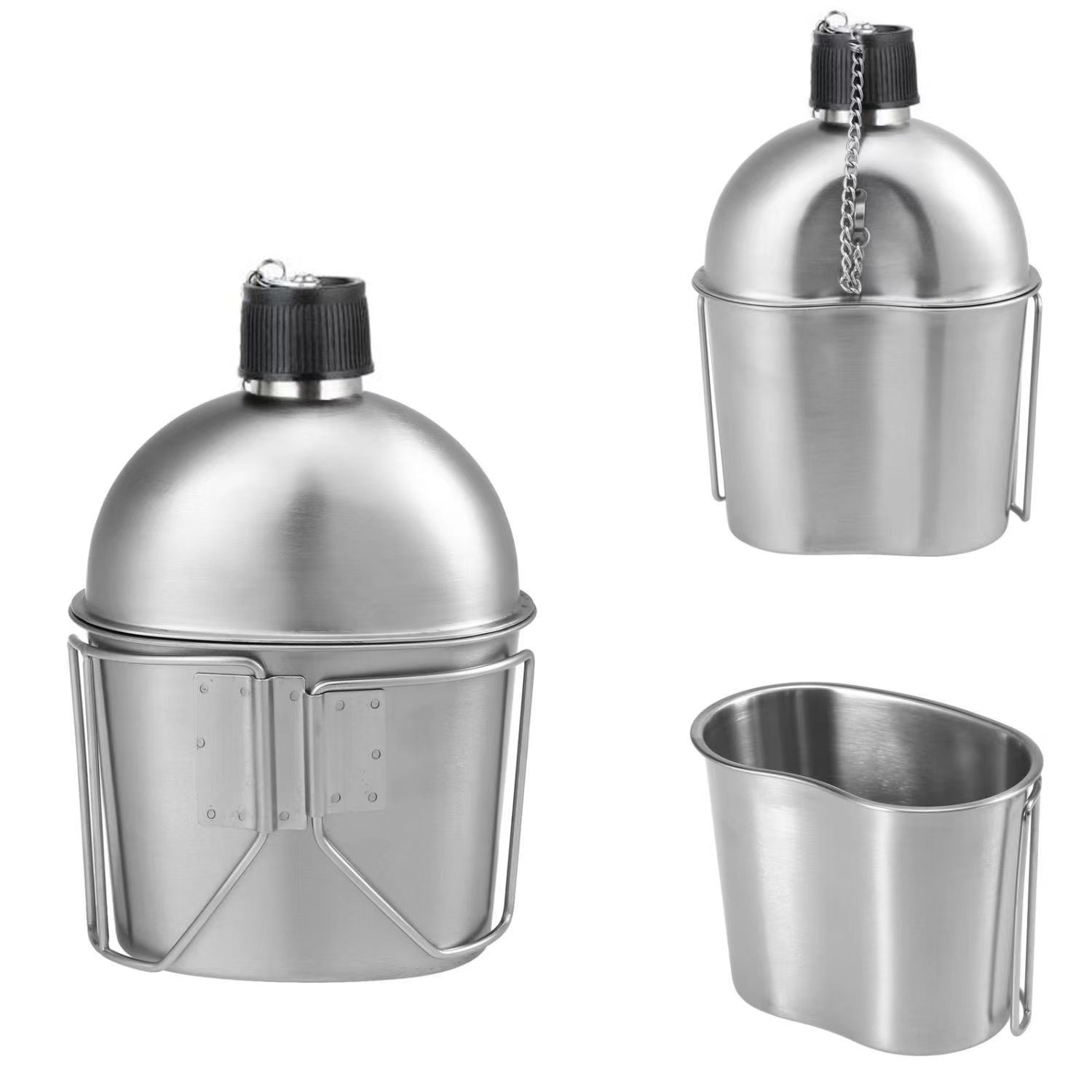 Training Water Cup Portable Kettle Large 87 Aluminum Tactical Equipment Military Kettle