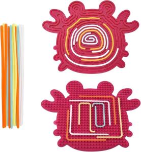Quality 6 Colors Silicone Fidget Toy for Calming Focus and Stress Relief Sensory Activity Board wholesale