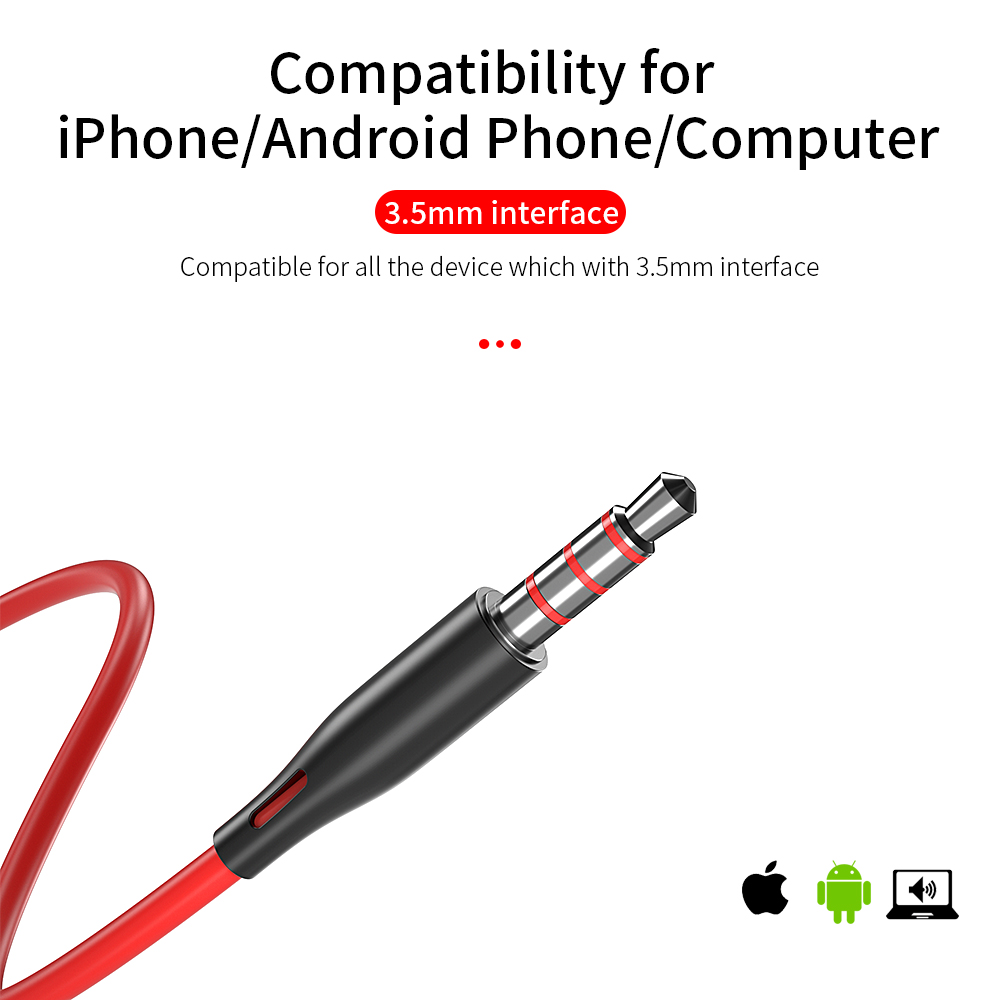Mobile Handsfree Wired Earphones Waterproof 3.5mm For Mobile Phone