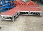Portable Easy Assemble Aluminum Stage Truss Mobile Event Plywood Stage