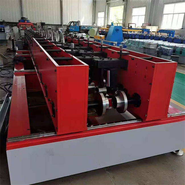 Galvanized Steel 0.8-2.5mm Cable Tray Roll Forming Machine PLC Controlling