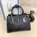 Genuine Alligator Leather Lady White Purse Female Single Shoulder Bag Authentic