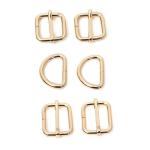 Golden Multipurpose Handbag Rings Hardware D Ring Fadeless Stainless Steel ODM