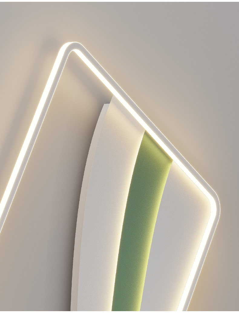 Modern Ultra-thin Ceiling Lamp Minimalist Atmosphere Bedroom Loft color Ceiling Lamp(WH-MA-250)