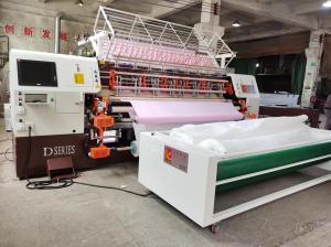 Quality Multi Needle Quilting Bed Sheet Making Machine With Border Trimming wholesale