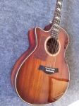 Custom Wholesales KOA body acoustic guitar KOA electric acoustic guitar Free