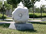 White marble sculptures of Morden city for park