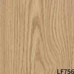 Woodgrain Plastic Veneer Sheets PVC Laminate For Wall