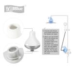Crystal Quartz Shower Water Filter Fashion Surface for water purification