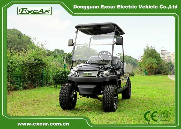 14 Inch Tires Hunting Utility Electric Golf Buggies With Cargo Box