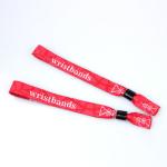 Yellow Pink Color Decorative Custom Wrist Band For Business Gift