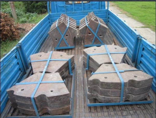 Liner Plates Cr-Mo Alloy Steel Wear Castings Conch Cement Mill Hardness More