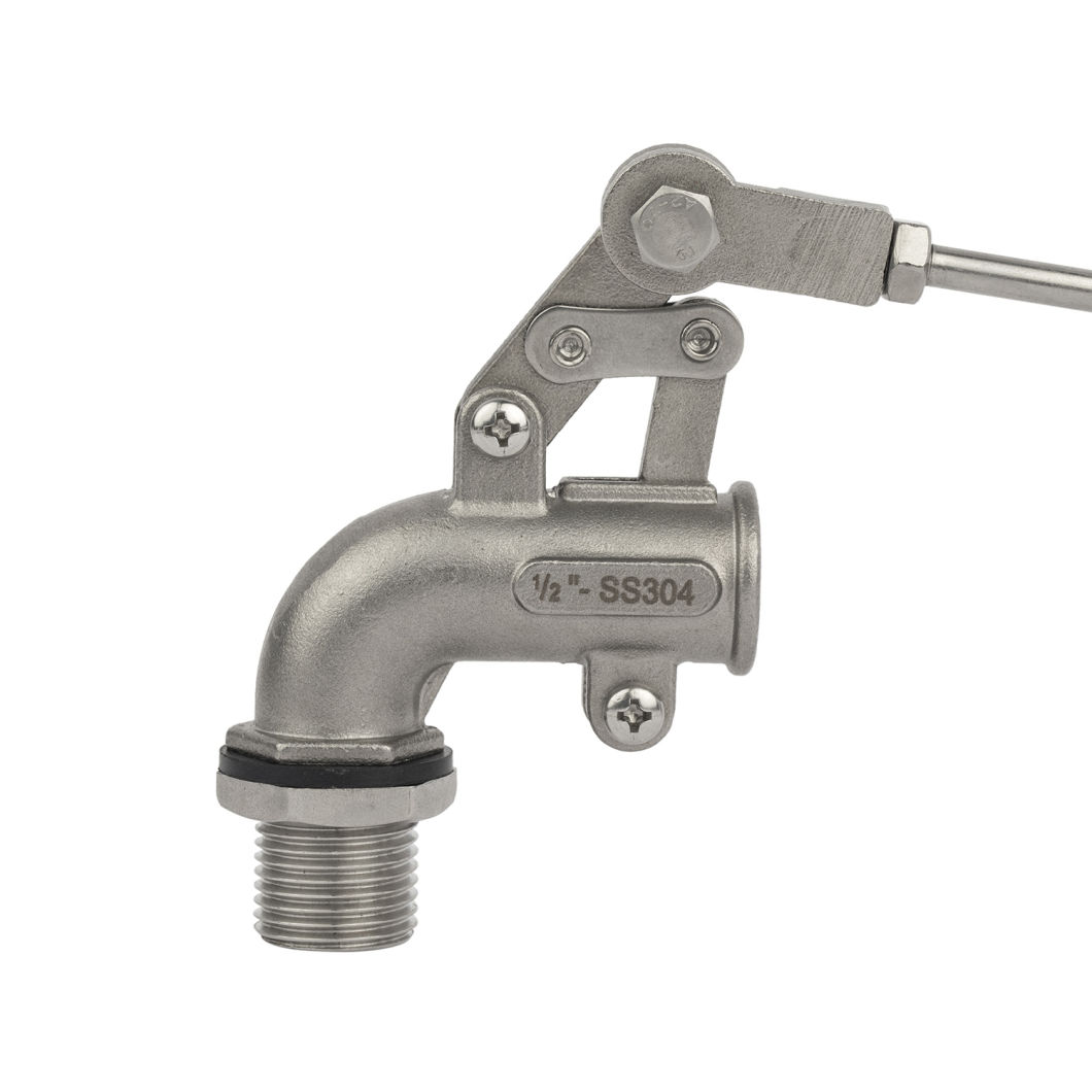 Shut off Equilibrium Stainless Steel Stem Lever Control Water Tank Float Valve