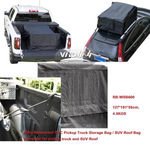 Quality Truck Kits Storage bag PVC Cabs Bag SUV Roof Bag OEM Portable Waterproof Backbag Pickup Truck wholesale